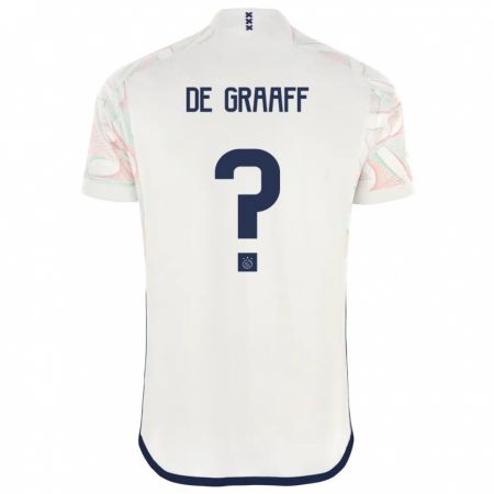 Kandiny Naisten Tom De Graaff #0 Valkoinen Vieraspaita 2023/24 Lyhythihainen Paita T-Paita