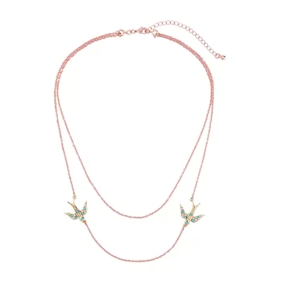 Kandiny - Little Swallow Lady Short Double Layer Necklace