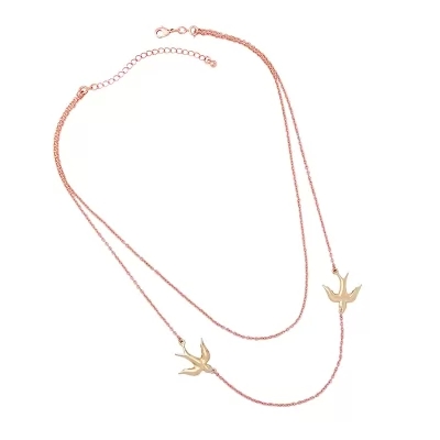 Kandiny - Little Swallow Lady Short Double Layer Necklace