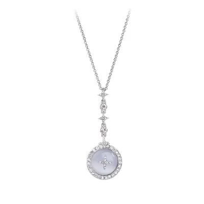 Kandiny - Individual diamond-studded long simple Necklace