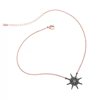Kandiny - Diamond star pendant alloy clavicle chain