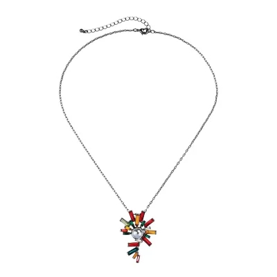 Kandiny - Creative Colorful Crystal Pearl Pendant Necklace