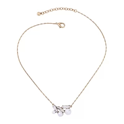 Kandiny - Fresh and simple crystal pearl pendant Necklace 01240