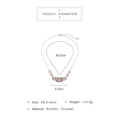 Kandiny - Fresh and simple crystal Necklace 01252