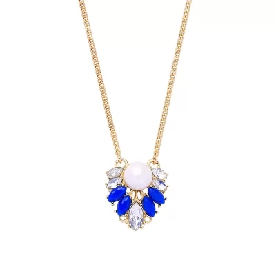 Kandiny - Diamond Pearl Pendant Necklace 01303