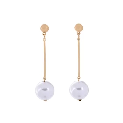 Kandiny - Long glass pearl pendant Earrings 00663