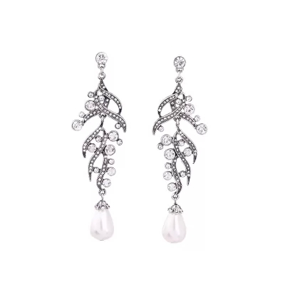 Kandiny - Diamond long Earrings with diamonds 00673