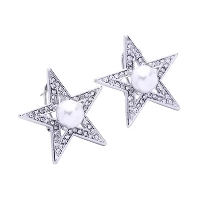 Kandiny - Diamond five-pointed star Earrings 00702
