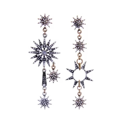 Kandiny - Individual starry star-studded crystal Earrings 00718