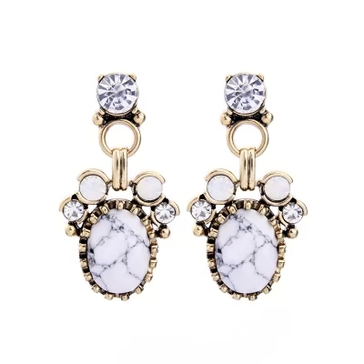 Kandiny - Popular personality diamond stud Earrings 00810