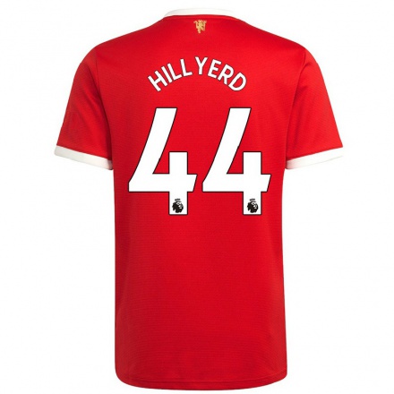 Lapset Jalkapallo Sophie Hillyerd #44 Punainen Kotipaita 2021/22 Lyhythihainen Paita T-paita