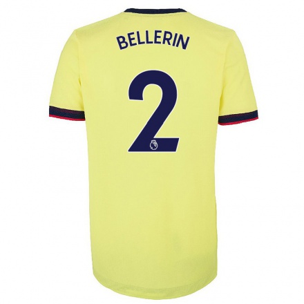 Lapset Jalkapallo Hector Bellerin #2 Punainen Valkoinen Kotipaita 2021/22 Lyhythihainen Paita T-paita