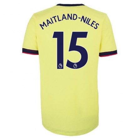 Lapset Jalkapallo Ainsley Maitland-Niles #15 Punainen Valkoinen Kotipaita 2021/22 Lyhythihainen Paita T-paita