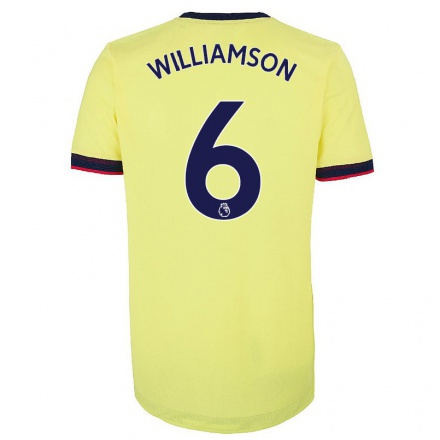 Lapset Jalkapallo Leah Williamson #6 Punainen Valkoinen Kotipaita 2021/22 Lyhythihainen Paita T-paita