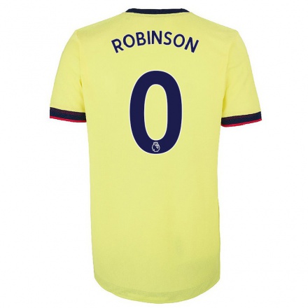 Lapset Jalkapallo Josh Robinson #0 Punainen Valkoinen Kotipaita 2021/22 Lyhythihainen Paita T-paita