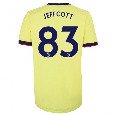 Lapset Jalkapallo Henry Jeffcott #83 Punainen Valkoinen Kotipaita 2021/22 Lyhythihainen Paita T-paita