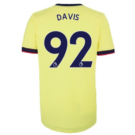 Lapset Jalkapallo Henry Timi Davis #92 Punainen Valkoinen Kotipaita 2021/22 Lyhythihainen Paita T-paita