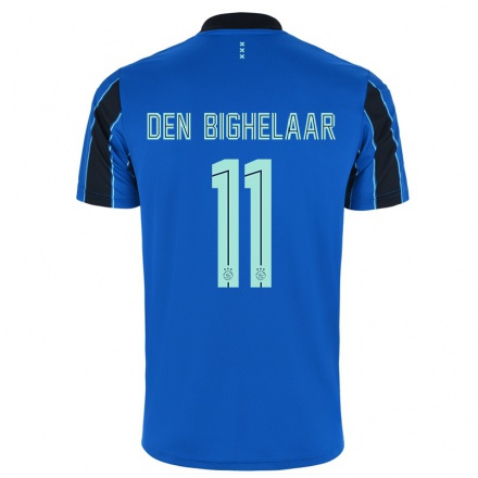 Lapset Jalkapallo Marjolijn van den Bighelaar #11 Sininen Musta Vieraspaita 2021/22 Lyhythihainen Paita T-paita