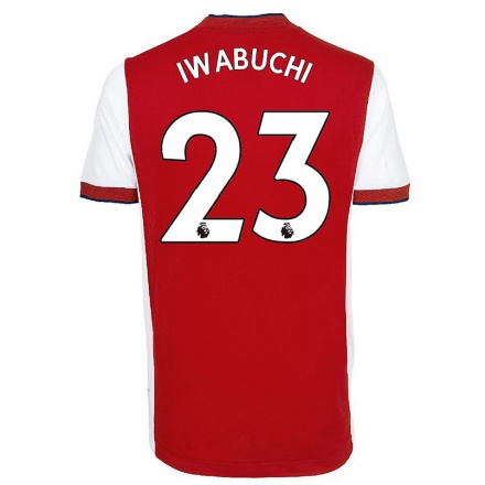 Lapset Jalkapallo Mana Iwabuchi #23 Keltainen Vieraspaita 2021/22 Lyhythihainen Paita T-paita