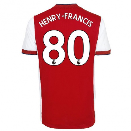 Lapset Jalkapallo Jack Henry-Francis #80 Keltainen Vieraspaita 2021/22 Lyhythihainen Paita T-paita