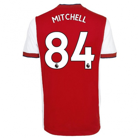 Lapset Jalkapallo Remy Mitchell #84 Keltainen Vieraspaita 2021/22 Lyhythihainen Paita T-paita