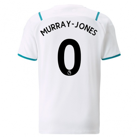 Lapset Jalkapallo George Murray-Jones #0 Valkoinen Vieraspaita 2021/22 Lyhythihainen Paita T-paita