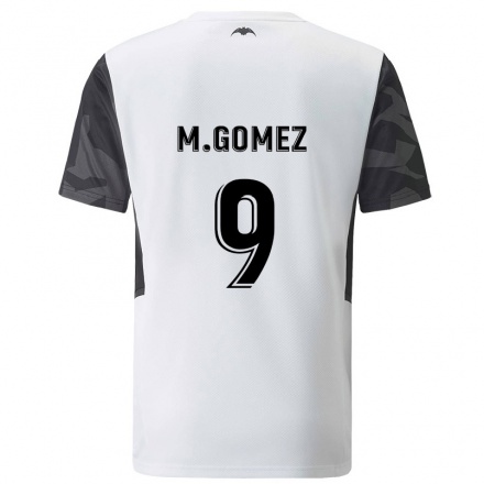 Lapset Jalkapallo Maxi Gomez #9 Valkoinen Kotipaita 2021/22 Lyhythihainen Paita T-paita