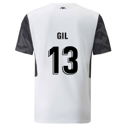 Lapset Jalkapallo Noelia Gil #13 Valkoinen Kotipaita 2021/22 Lyhythihainen Paita T-paita