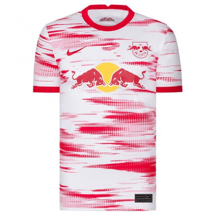 Lapset Jalkapallo Franziska Gaus #6 Punainen Valkoinen Kotipaita 2021/22 Lyhythihainen Paita T-paita