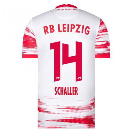 Lapset Jalkapallo Sara Schaller #14 Punainen Valkoinen Kotipaita 2021/22 Lyhythihainen Paita T-paita