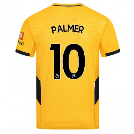 Lapset Jalkapallo Jamila Palmer #10 Keltainen Kotipaita 2021/22 Lyhythihainen Paita T-paita