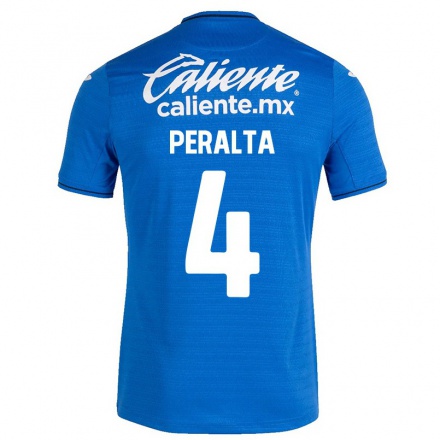 Lapset Jalkapallo Georgina Peralta #4 Tummansininen Kotipaita 2021/22 Lyhythihainen Paita T-paita