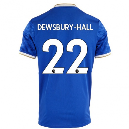 Lapset Jalkapallo Kiernan Dewsbury-Hall #22 Kuninkaallisen Sininen Kotipaita 2021/22 Lyhythihainen Paita T-paita