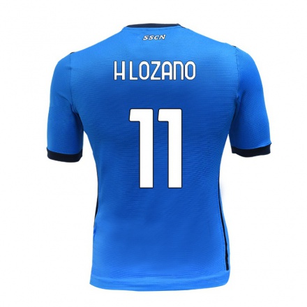 Lapset Jalkapallo Hirving Lozano #11 Sininen Kotipaita 2021/22 Lyhythihainen Paita T-paita