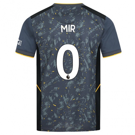 Lapset Jalkapallo Rafa Mir #0 Harmaa Vieraspaita 2021/22 Lyhythihainen Paita T-paita