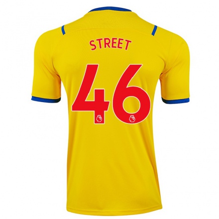 Lapset Jalkapallo Rob Street #46 Keltainen Vieraspaita 2021/22 Lyhythihainen Paita T-paita