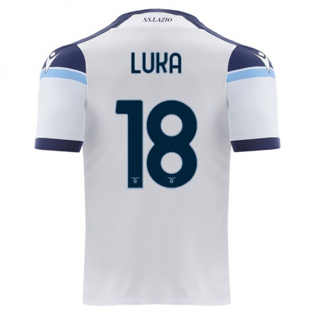 Lapset Jalkapallo Luka Romero #18 Valkoinen Vieraspaita 2021/22 Lyhythihainen Paita T-paita