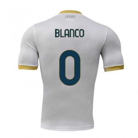 Lapset Jalkapallo Gimena Blanco #0 Harmaa Vieraspaita 2021/22 Lyhythihainen Paita T-paita