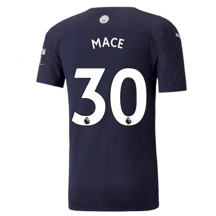 Lapset Jalkapallo Ruby Mace #30 Tummansininen 3. Paita 2021/22 Lyhythihainen Paita T-paita
