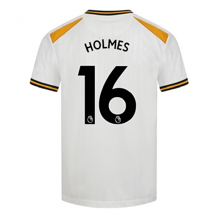 Lapset Jalkapallo Summer Holmes #16 Valkoinen Keltainen 3. Paita 2021/22 Lyhythihainen Paita T-paita
