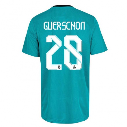Lapset Jalkapallo Yabusele Guerschon #28 Vaaleanvihreä 3. Paita 2021/22 Lyhythihainen Paita T-paita