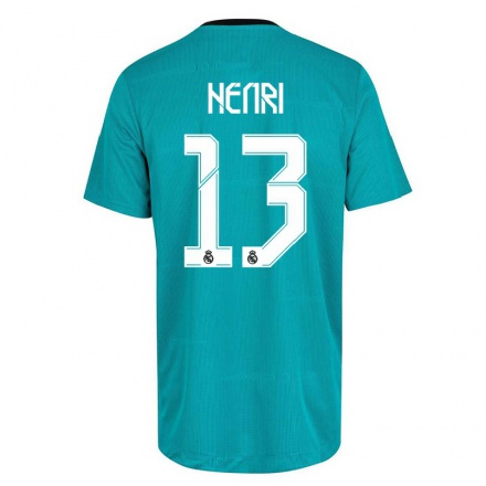 Lapset Jalkapallo Veesaar Henri #13 Vaaleanvihreä 3. Paita 2021/22 Lyhythihainen Paita T-paita