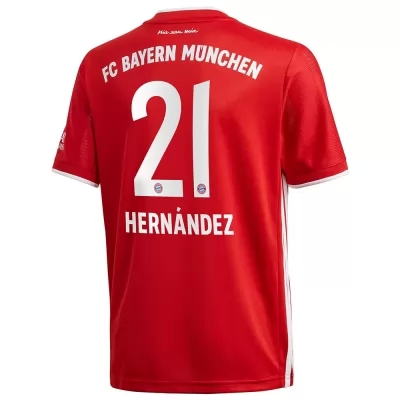 Lapset Jalkapallo Lucas Hernandez #21 Kotipaita Punainen Pelipaita 2020/21 Lyhythihainen Paita