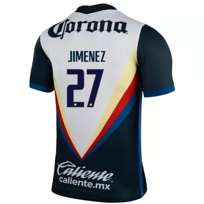 Lapset Jalkapallo Oscar Jimenez #27 Vieraspaita Valkoinen Pelipaita 2020/21 Lyhythihainen Paita