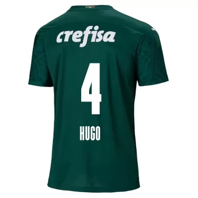 Lapset Jalkapallo Vitor Hugo #4 Kotipaita Vihreä Pelipaita 2020/21 Lyhythihainen Paita