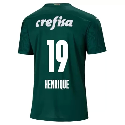 Lapset Jalkapallo Bruno Henrique #19 Kotipaita Vihreä Pelipaita 2020/21 Lyhythihainen Paita