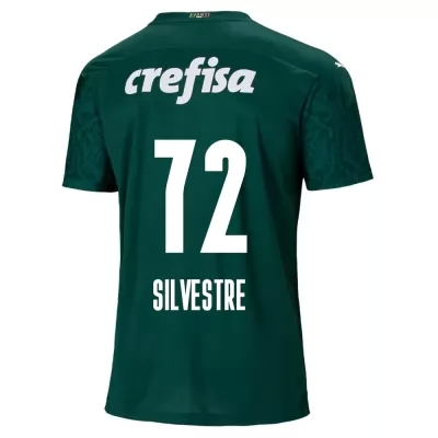 Lapset Jalkapallo Vinicius Silvestre #72 Kotipaita Vihreä Pelipaita 2020/21 Lyhythihainen Paita