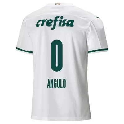 Lapset Jalkapallo Ivan Angulo #0 Vieraspaita Valkoinen Pelipaita 2020/21 Lyhythihainen Paita