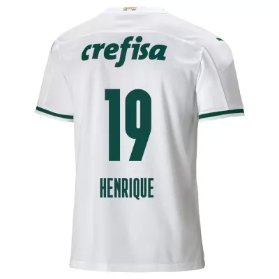 Lapset Jalkapallo Bruno Henrique #19 Vieraspaita Valkoinen Pelipaita 2020/21 Lyhythihainen Paita
