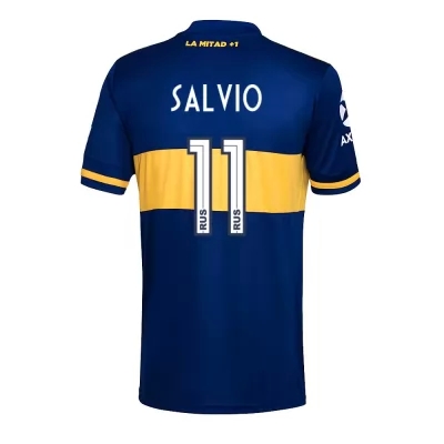 Lapset Jalkapallo Eduardo Salvio #11 Kotipaita Kuninkaallisen Sininen Pelipaita 2020/21 Lyhythihainen Paita